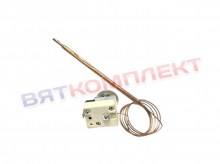 Терморегулятор TU V ST/1,0м/4-40гр./20А/250F6.3/ в сборе с  ручкой 